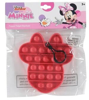 Disney Minnie Mouse Popper Fidget Keychain Sensory Toys Backpack Charm